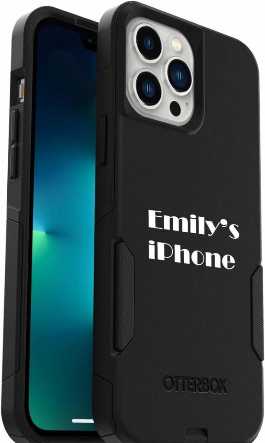 OtterBox Commuter Series Case for iPhone 13 Pro Max & iPhone 12 Pro Max - Slim, Tough, Lightweight Protective Cover with Port Protection | Black