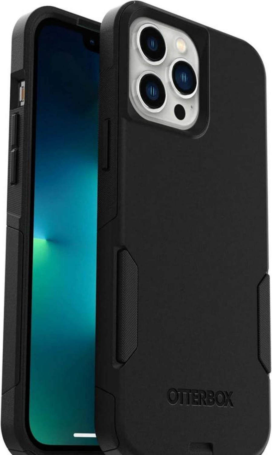OtterBox Commuter Series Case for iPhone 13 Pro Max & iPhone 12 Pro Max - Slim, Tough, Lightweight Protective Cover with Port Protection | Black