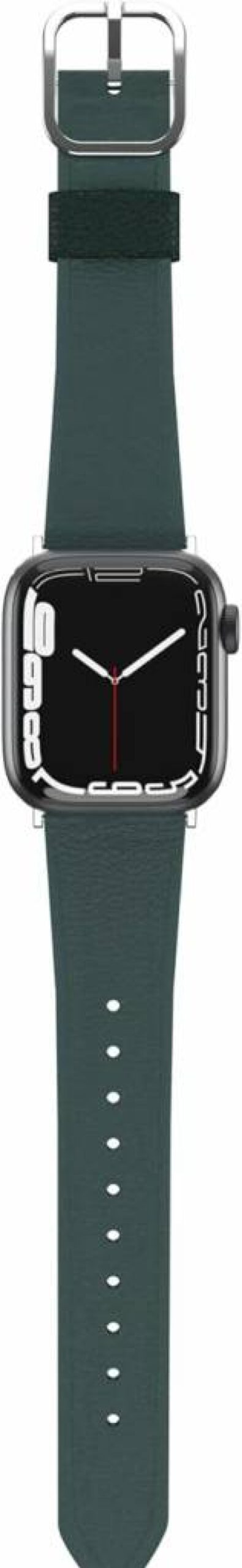 OtterBox Symmetry Cactus Leather Band for Apple Watch Series 7/8/9 45mm (44/45/46mm) - Eco-Friendly Sage Green Strap