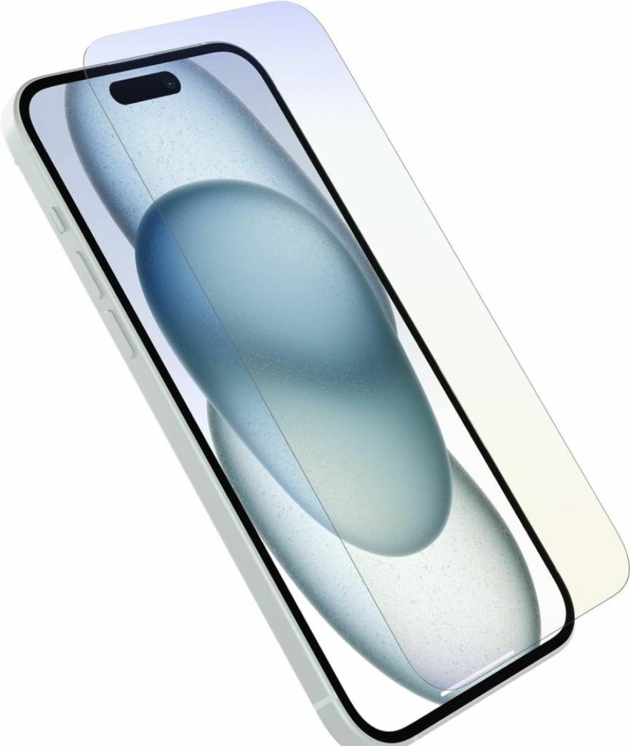 OtterBox iPhone 15 Plus Screen Protector - Blue Light Filter, Anti-Glare, Precision Fit, Easy Install, Polybag Packaging