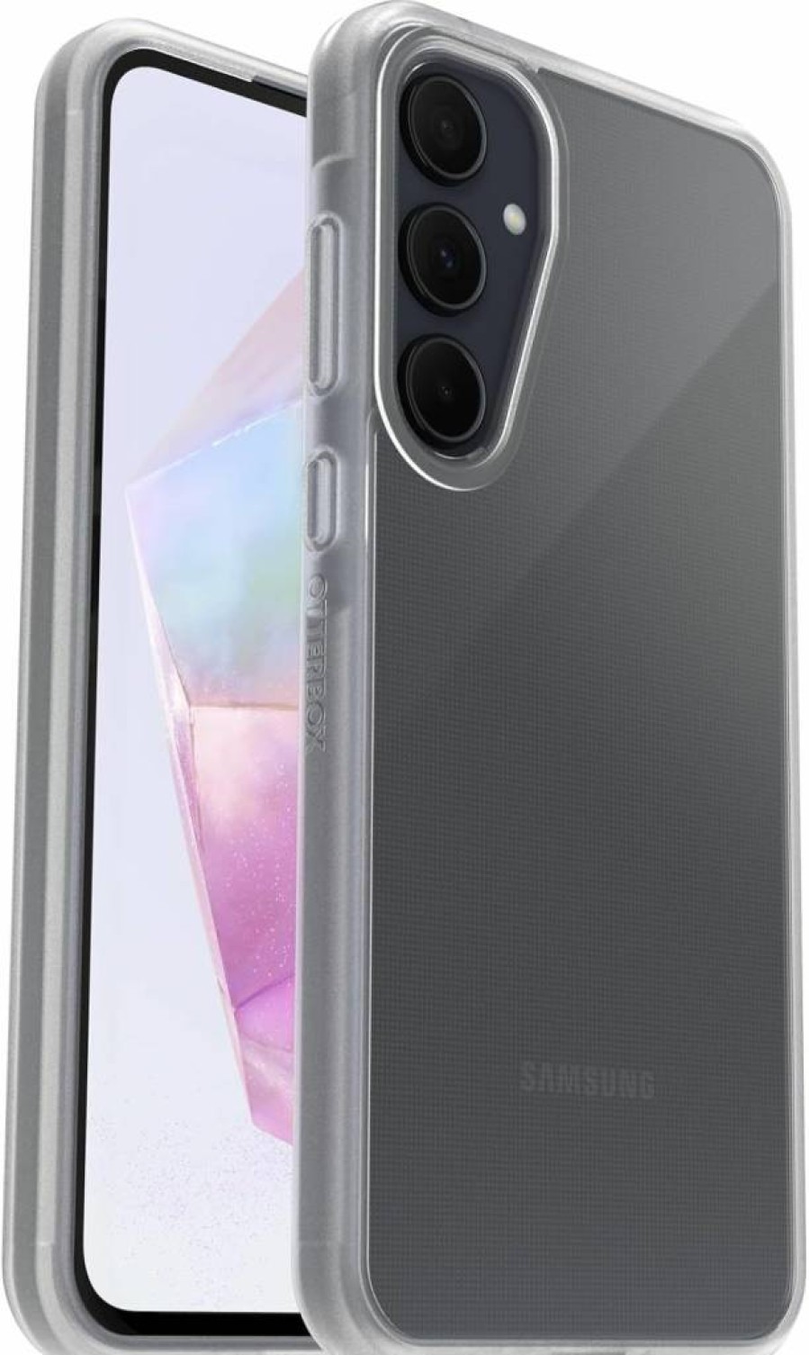 OtterBox Prefix Series Ultra-Thin Clear Glitter Case for Samsung Galaxy A35 - Stardust Design, Wireless Charging Compatible, Protective Raised Edges, Lightweight & Pocket-Friendly