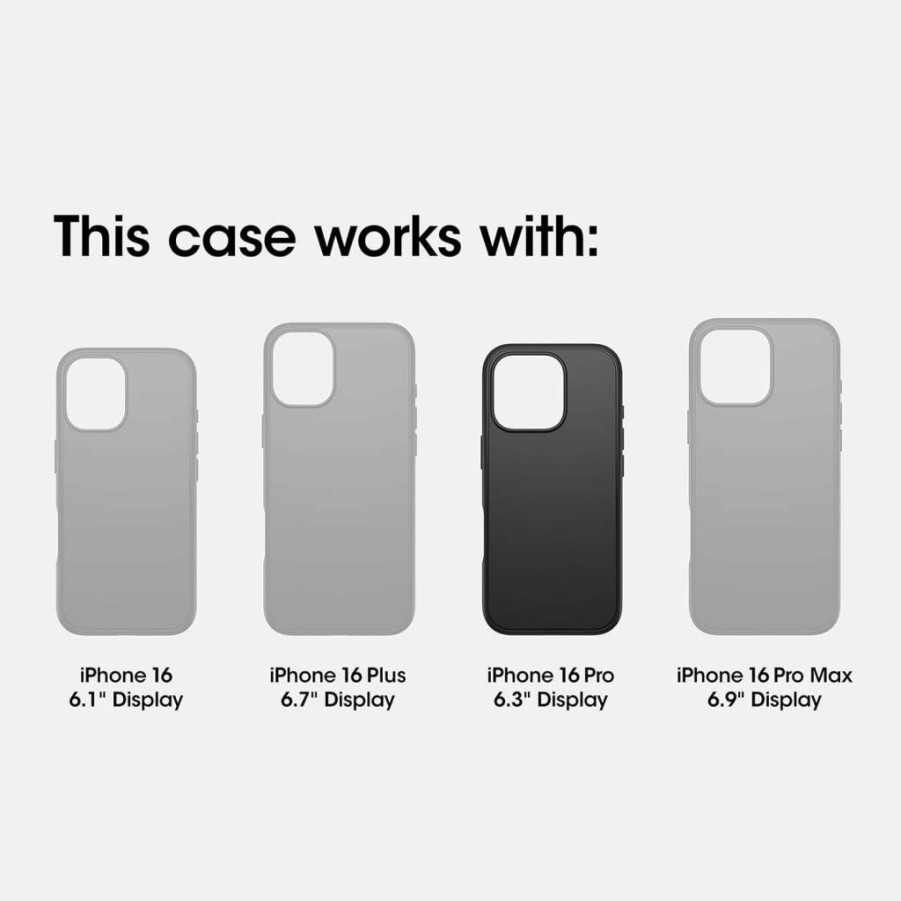 OtterBox iPhone 16 Pro Max Fre Series Waterproof Case with MagSafe - Black, Eco-Friendly 60% Recycled Plastic, Slim & Durable Protection
