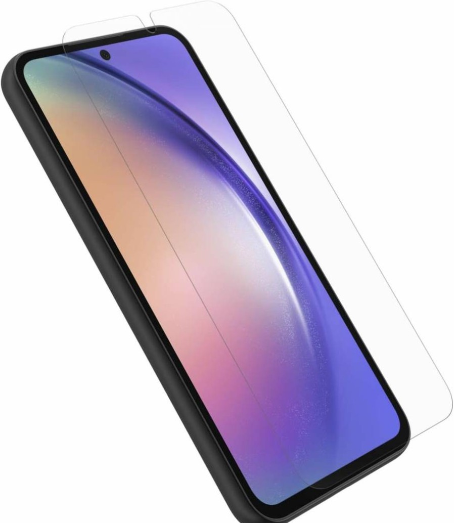 OtterBox Tempered Glass Screen Protector for Samsung Galaxy A54 5G - Clear, Anti-Scratch, Bubble-Free, Easy Installation (Single Pack)