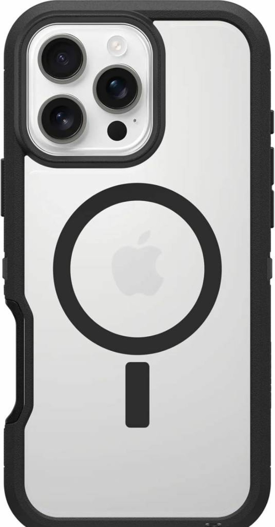 OtterBox iPhone 16 Plus Defender Series XT Clear Protective Case - Dark Side | Single Unit Polybag Packaging