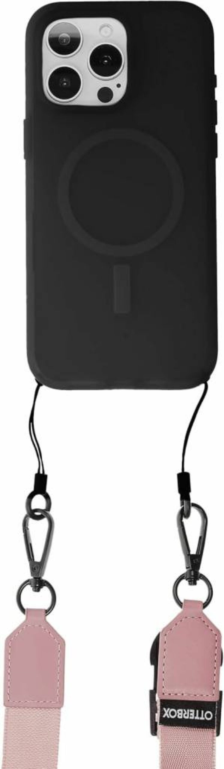 OtterBox Crossbody Strap with Phone Holder - Pink Ballet Shoes Design for Secure Hands-Free Carrying