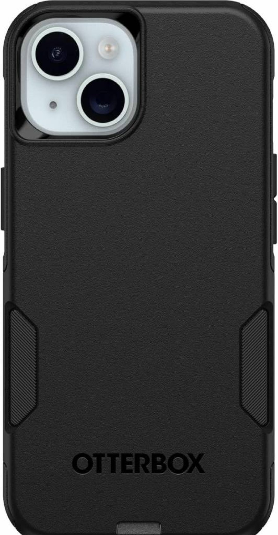 OtterBox Commuter Series Case for iPhone 16E, 15, 14, 13 - Slim, Tough, Lightweight Protective Cover with Port Protection | Black Polybag Packaging