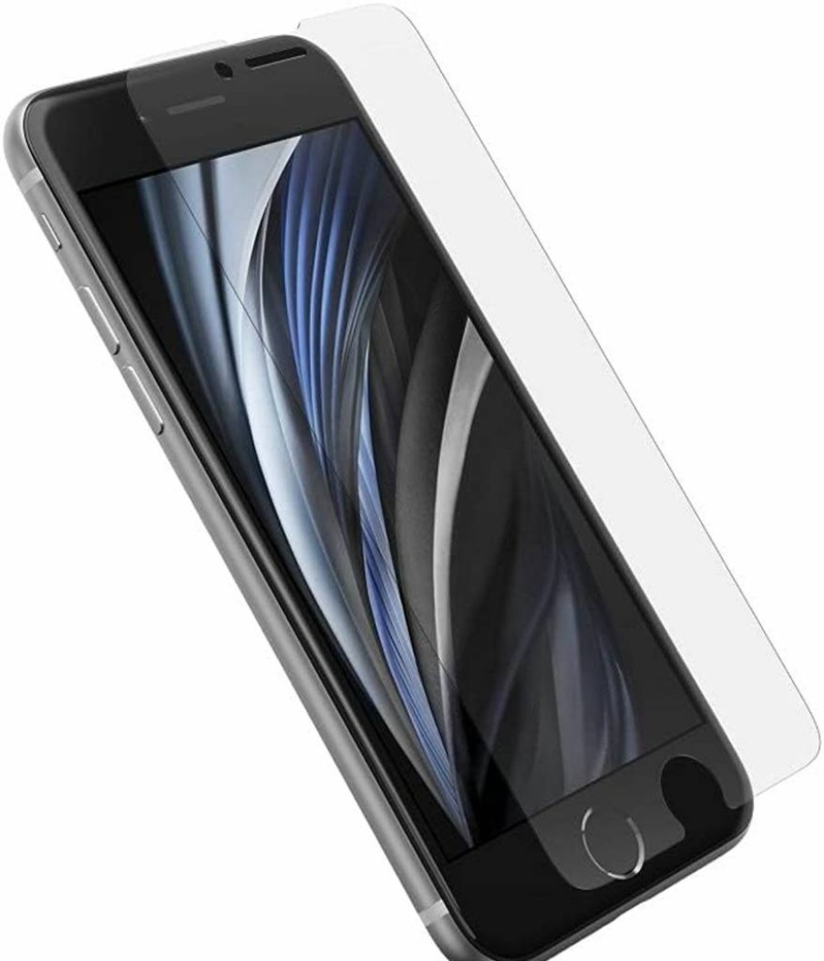 OtterBox Alpha Glass Screen Protector for iPhone SE (2nd & 3rd Gen), iPhone 8, and iPhone 7 - Clear Tempered Glass Shield