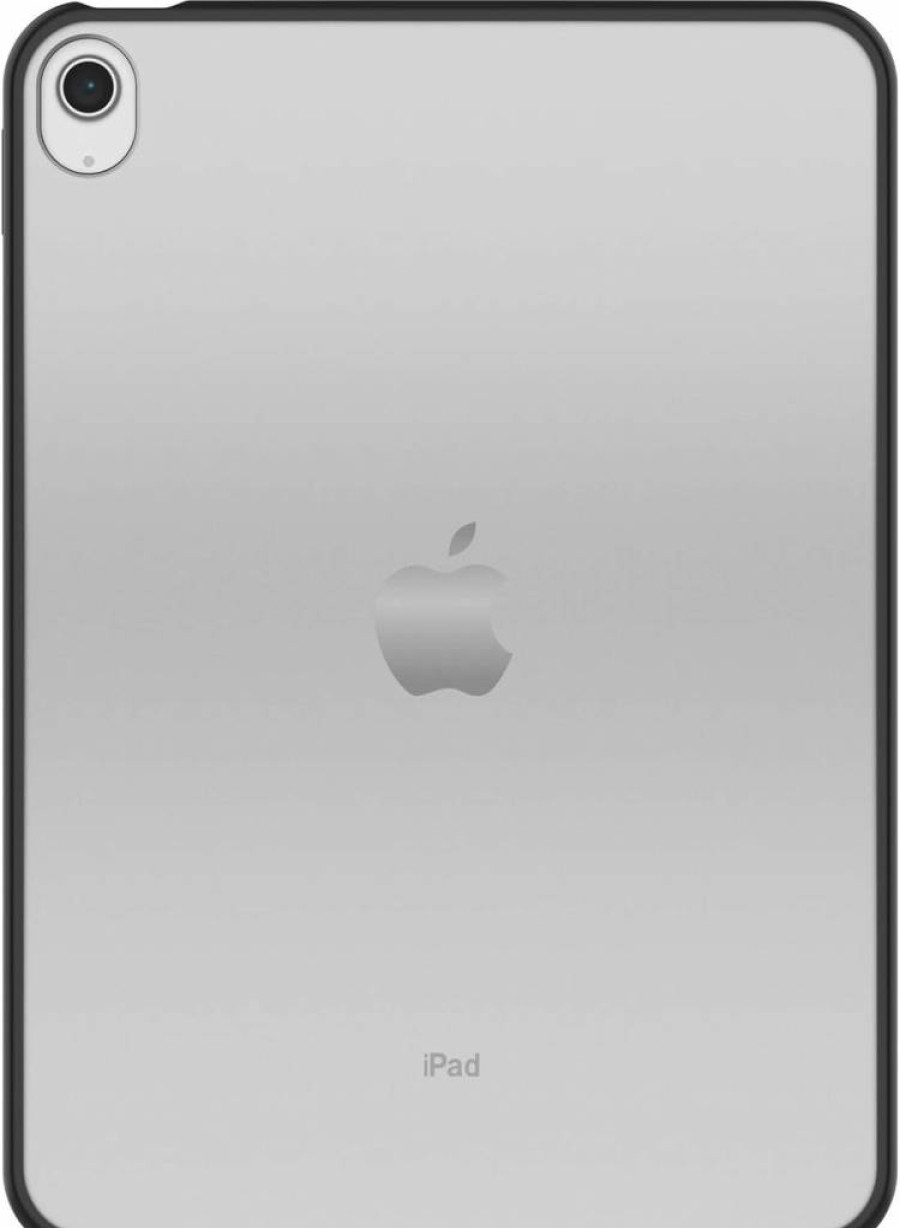 OtterBox Prefix Series Case for iPad 10th Gen & iPad (A16) - Black Crystal, Slim Protective Cover with Raised Edges for Screen & Camera Protection