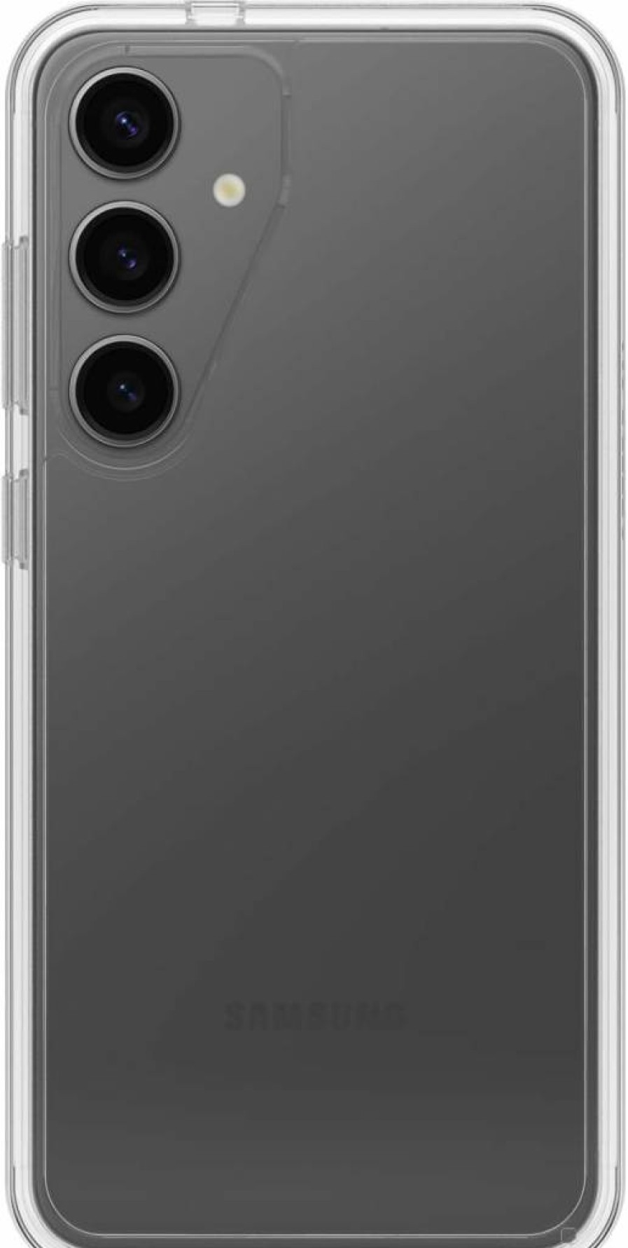 OtterBox Symmetry Series Clear Case for Samsung Galaxy S24+ - Slim Protective Cover with Raised Edges, Wireless Charging Compatible