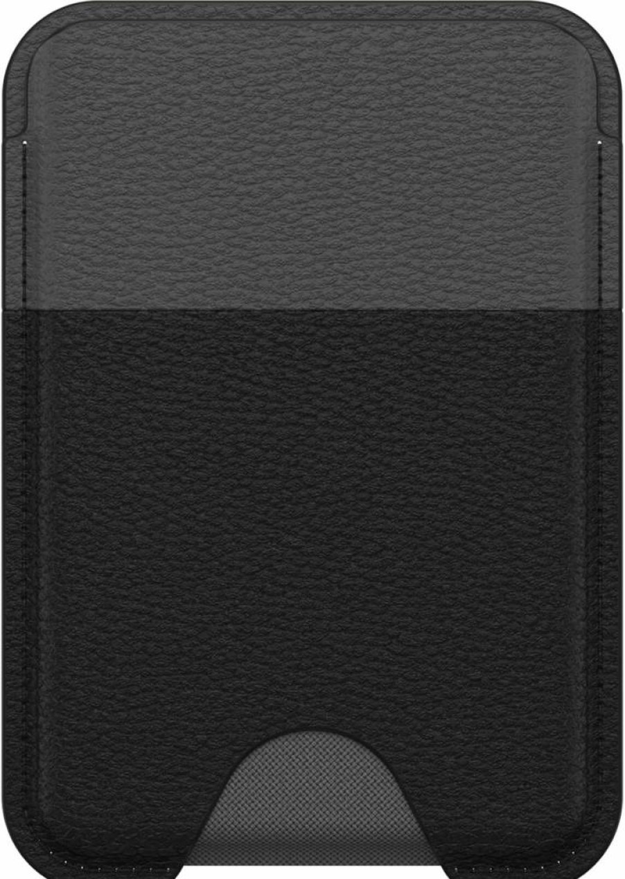 OtterBox Symmetry Series Cactus Leather MagSafe Wallet for iPhone - Noir Ash (Case Not Included)