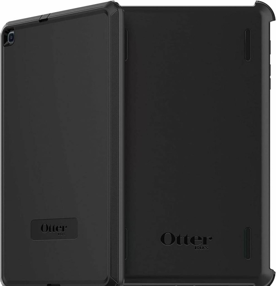 OtterBox Defender Series Protective Case for Samsung Galaxy Tab A 10.1" (2019/2016) - Black - Durable Drop-Proof Cover - Non-Retail Packaging