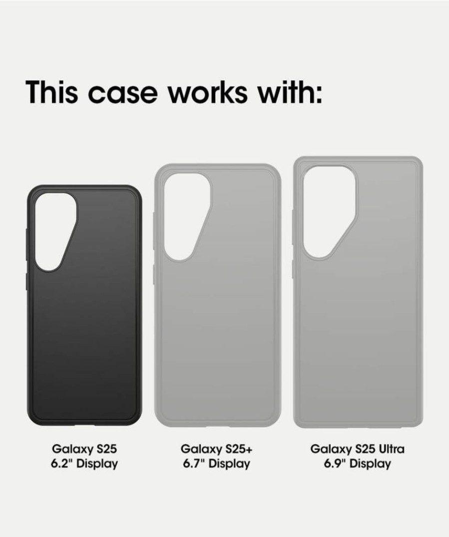 OtterBox Symmetry Series Core Protective Case for Samsung Galaxy S25 - Icy Mist Blue, Slim & Durable Cover