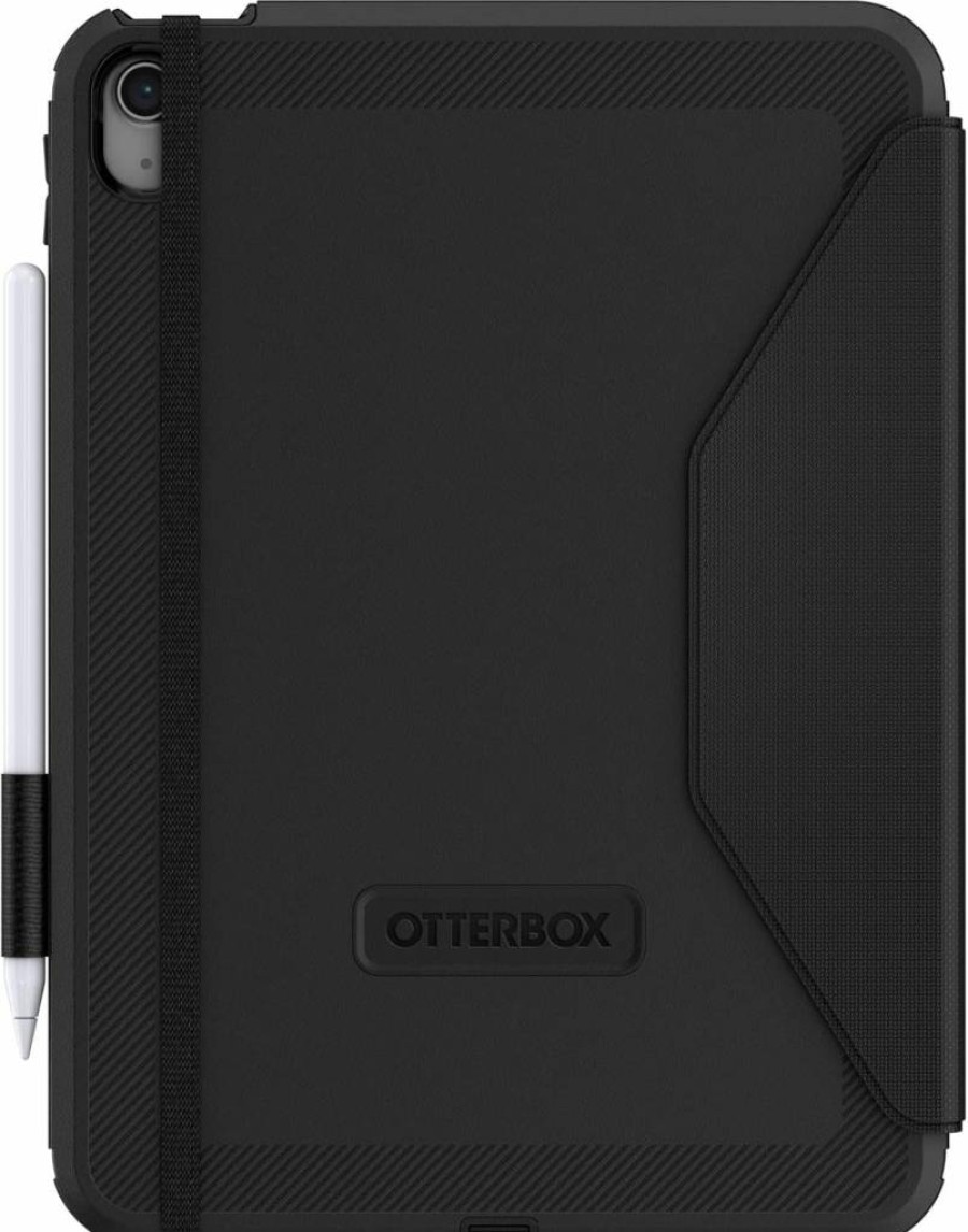 OtterBox Defender Series Business Case with Folio for iPad 10th Generation 10.9 Inch, Screenless Design, Black - Durable Protective Cover (Non-Retail Packaging)