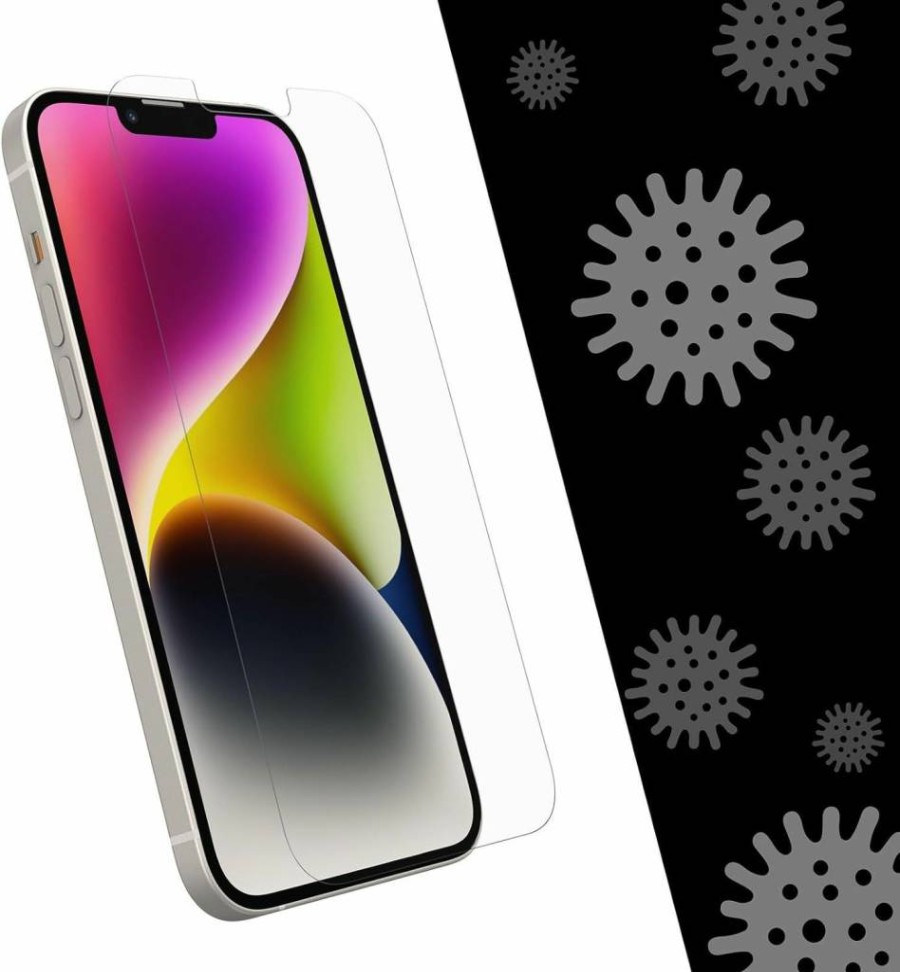 OtterBox Alpha Glass Screen Protector for iPhone 13 & 13 Pro - Clear, 2nd Generation, Anti-Scratch, HD Clarity, Easy Installation