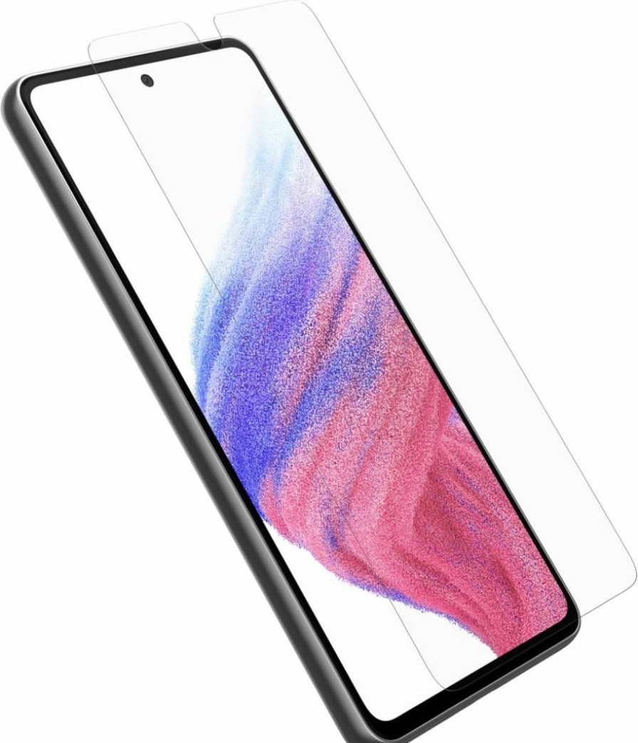 OtterBox Alpha Glass Screen Protector for Samsung Galaxy A53 5G - Clear, Anti-Scratch, Bubble-Free, HD Clarity, Tempered Glass, Easy Installation