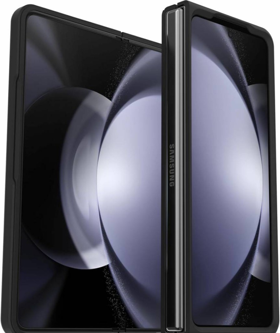 OtterBox Thin Flex Series Case for Samsung Galaxy Z Fold 5 - Black, Ultra-Slim Protective Cover with Soft Edges, 5G & Wireless Charging Compatible