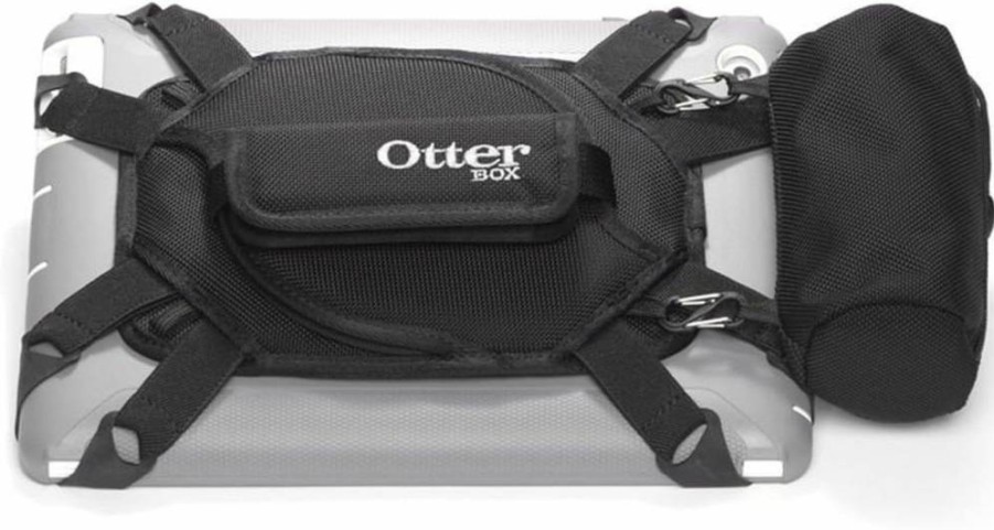OtterBox Utility Series Latch Case with Shoulder Strap for 10-Inch Tablets - Includes Accessory Bag - Durable Black Polybag Packaging