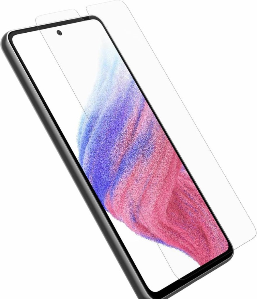 OtterBox Alpha Glass Screen Protector for Samsung Galaxy A53 5G - Clear, Durable Scratch-Resistant Cover, Non-Retail Packaging