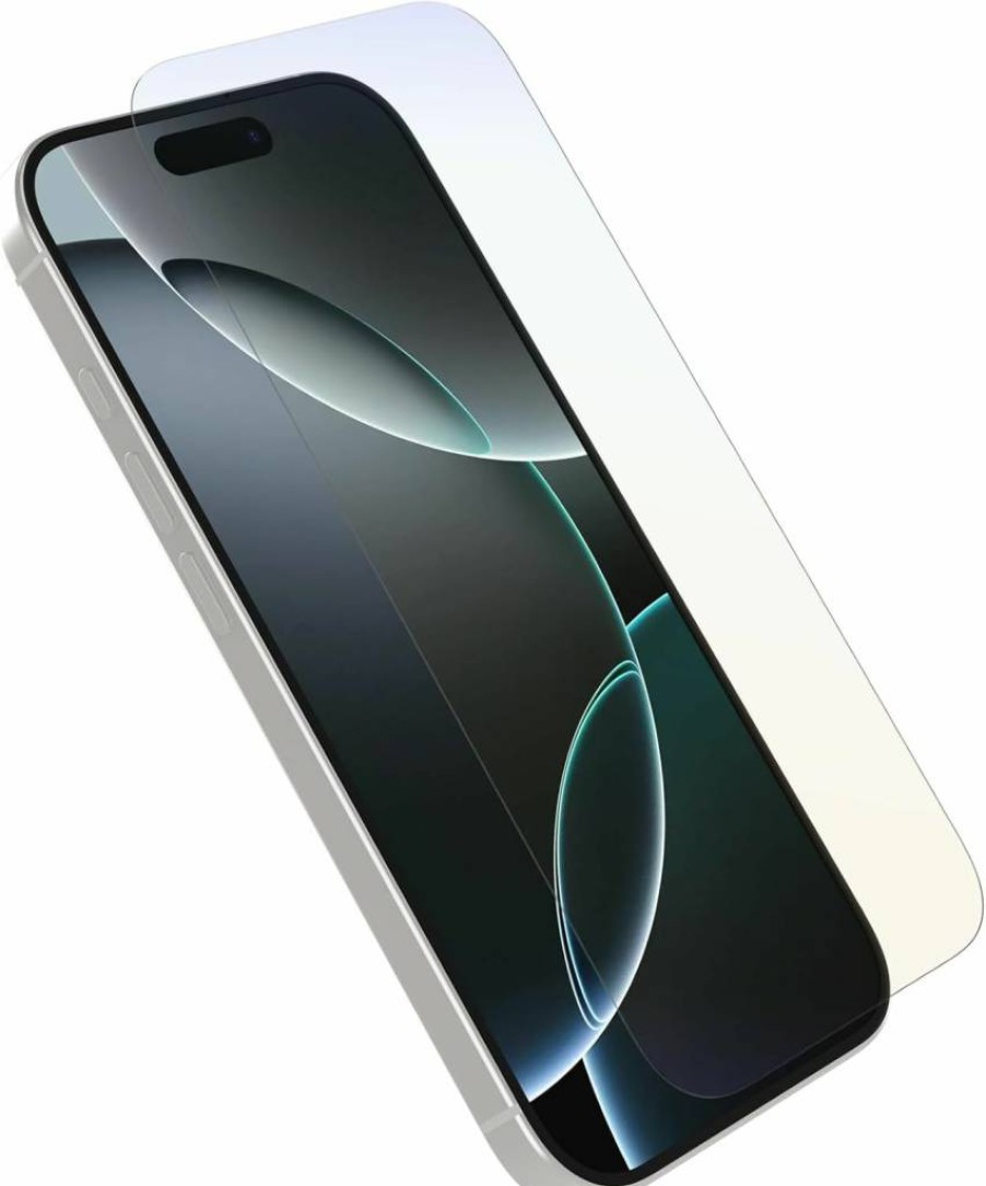 OtterBox iPhone 16 Pro Max Tempered Glass Screen Protector - Shatterproof HD Clarity - Bulk Packaging for Business & Wholesale Orders