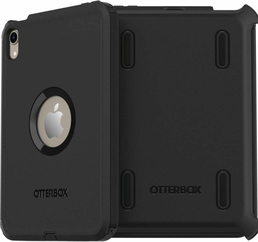 OtterBox Defender Series Rugged Case for iPad Mini 6th Gen & iPad Mini (A17) - Heavy Duty Multi-Layer Protection, Business Grade, Black - Single Unit Polybag Packaging