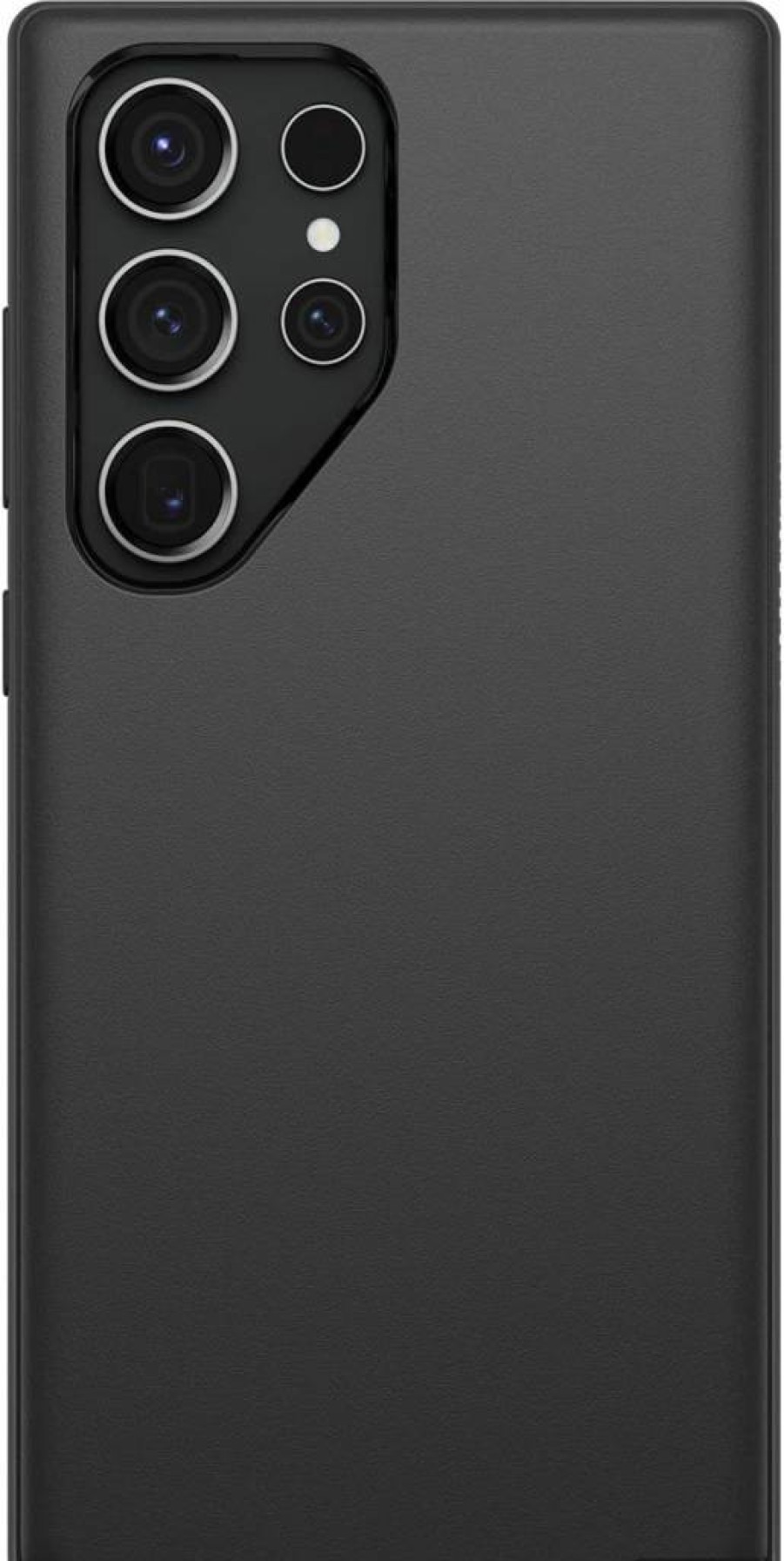 OtterBox Symmetry Series Case for Samsung Galaxy S23 Ultra - Slim Protective Cover with Raised Edges, Wireless Charging Compatible, Business Bulk Packaging - Black