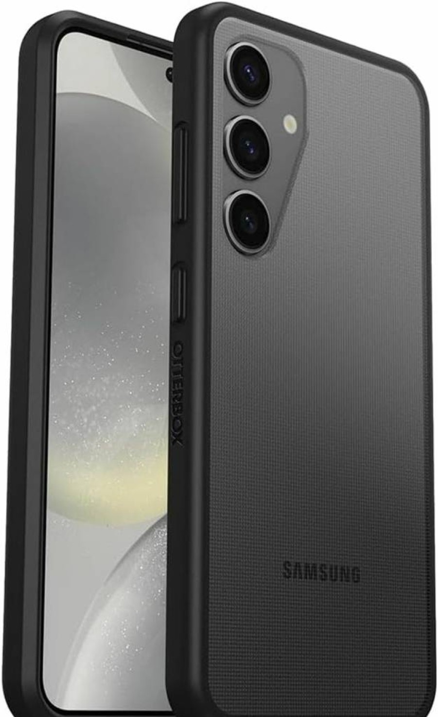 OtterBox Samsung Galaxy S24 Case - Stardust Clear Glitter, Slim Protective Cover with Raised Edges, Wireless Charging Compatible
