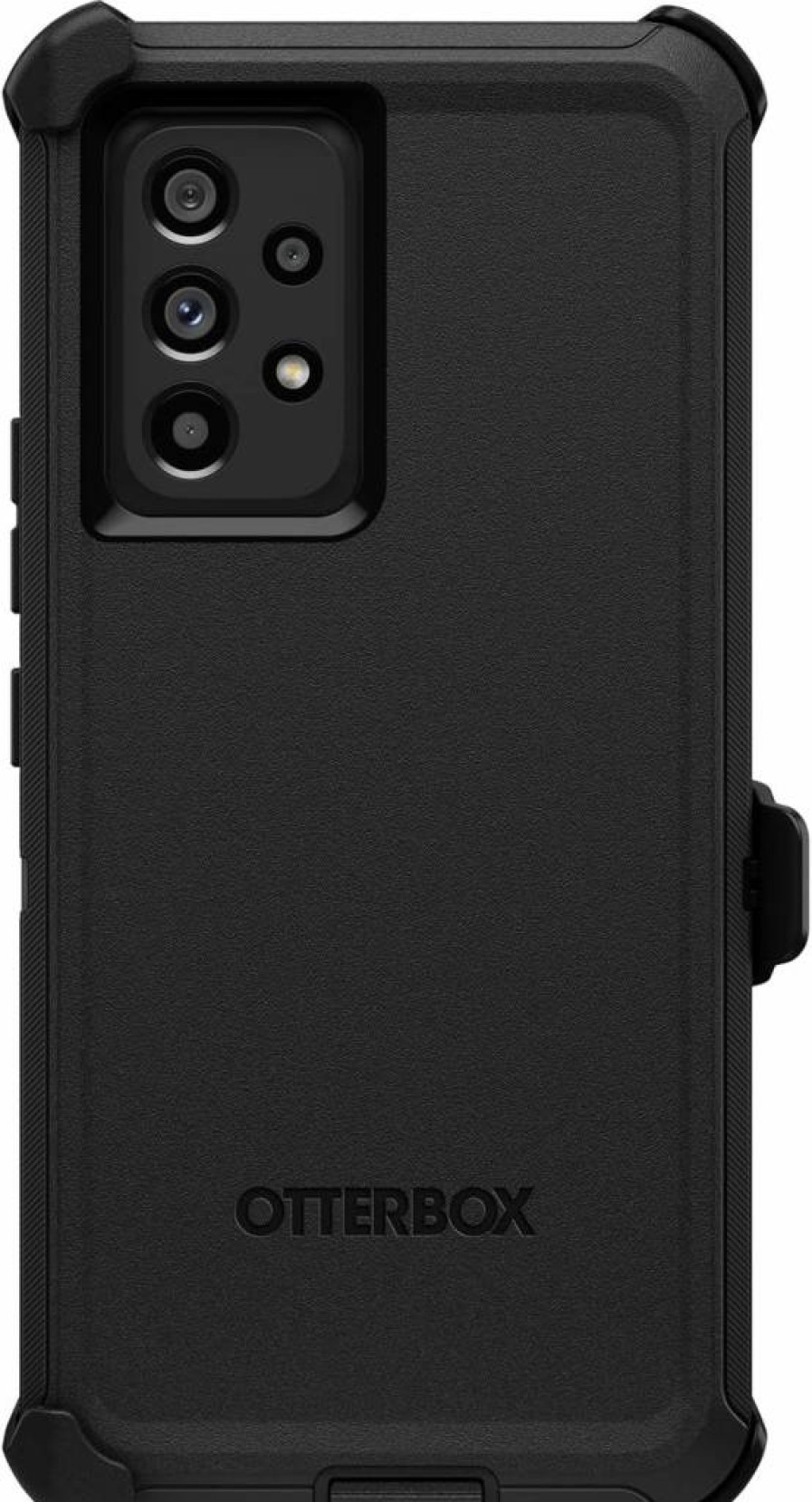 OtterBox Defender Series Rugged Case for Samsung Galaxy A53 5G - Black | Heavy Duty Protection with Holster Clip & Kickstand | Port Covers | Polybag Packaging