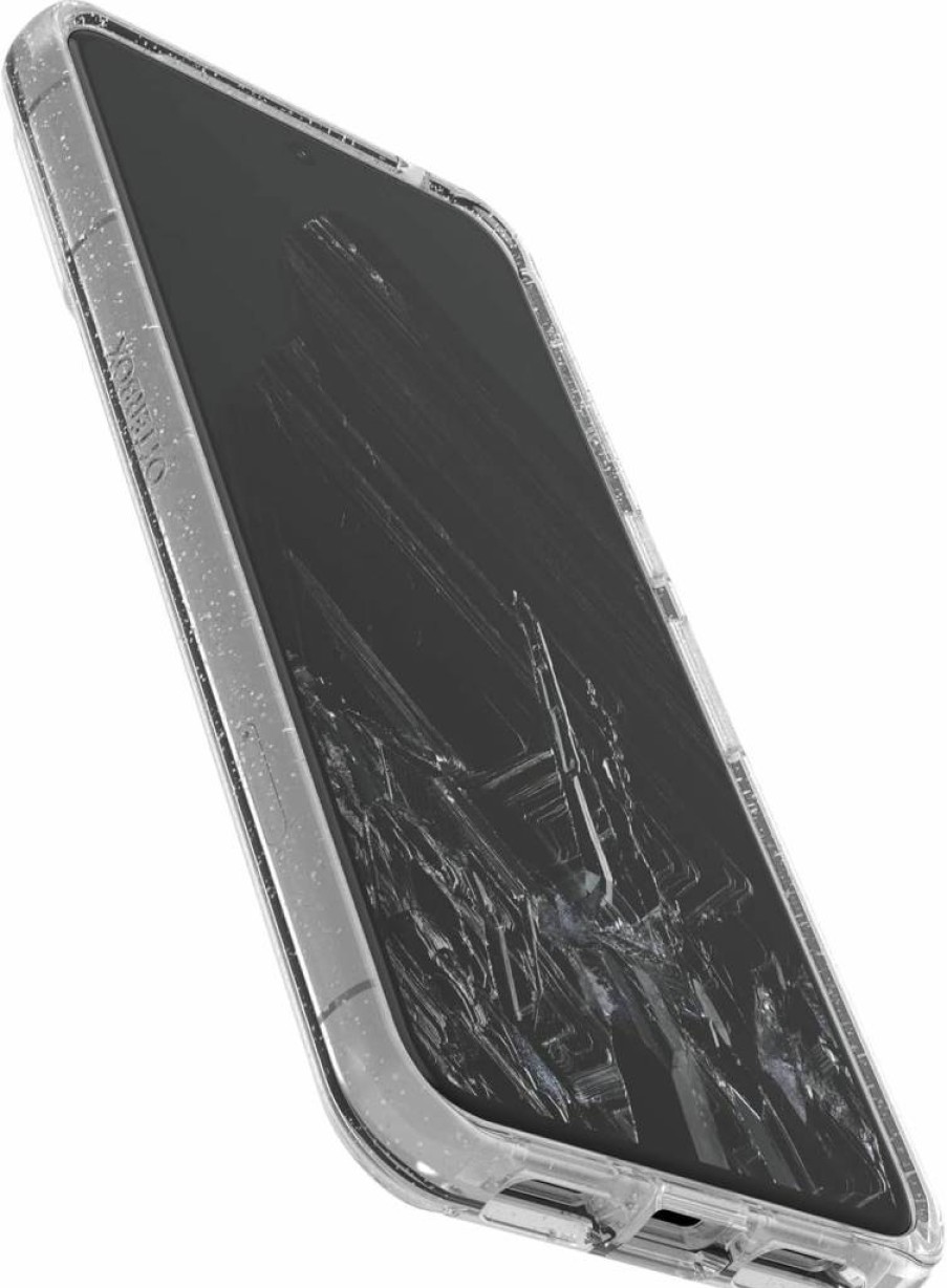 OtterBox Symmetry Series Clear Case for Google Pixel 8 Pro - Stardust Glitter, Slim Protective Cover with Raised Edges, Wireless Charging Compatible