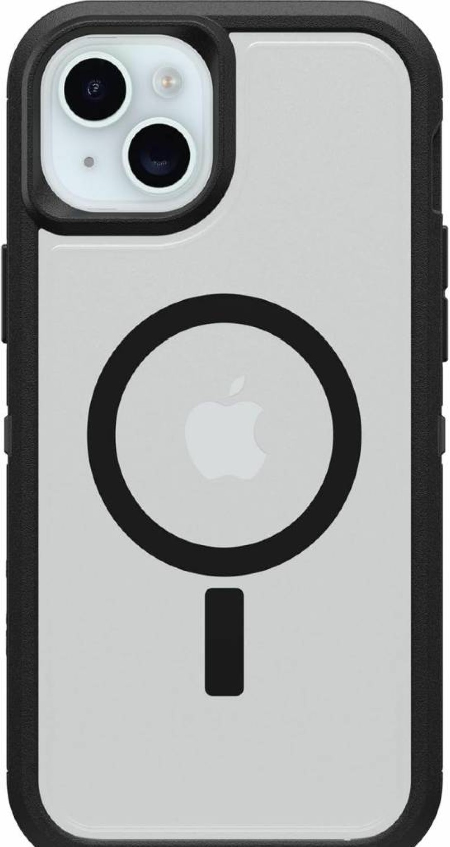 OtterBox Defender Series XT Rugged Case for iPhone 15 Plus & iPhone 14 Plus | MagSafe Compatible | Lanyard Attachment | Black | Screenless Design | Polybag Packaging