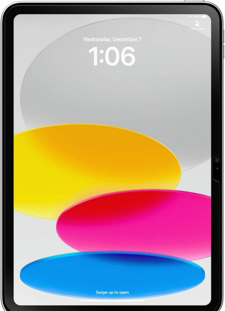 OtterBox Alpha Glass Screen Protector for iPad 10th Generation - Anti-Fingerprint, Ultra-Responsive Touch, Easy Install, Durable Protection (Non-Retail Packaging)