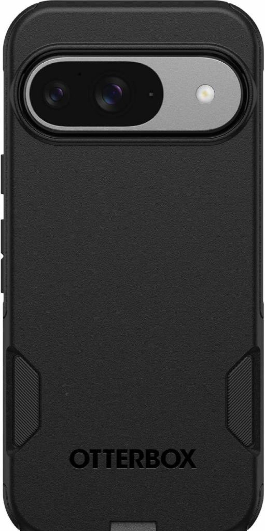 OtterBox Commuter Series Case for Google Pixel 9 & 9 Pro - Slim Protective Cover with Wireless Charging, Raised Edges for Screen & Camera Protection - Black