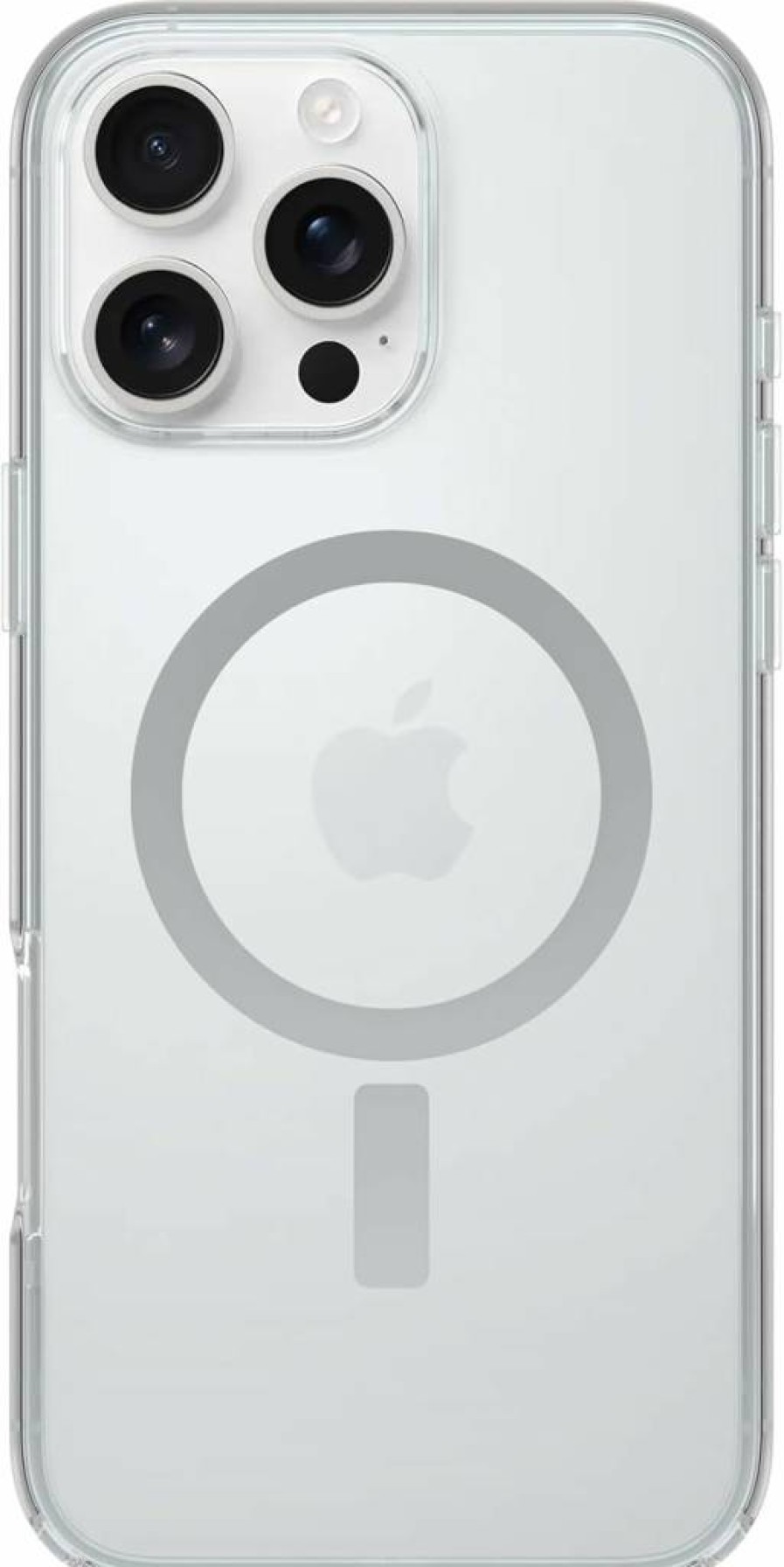 OtterBox Symmetry Series Clear Case for iPhone 16 Pro Max - Protective Baby Blue Jeans Design
