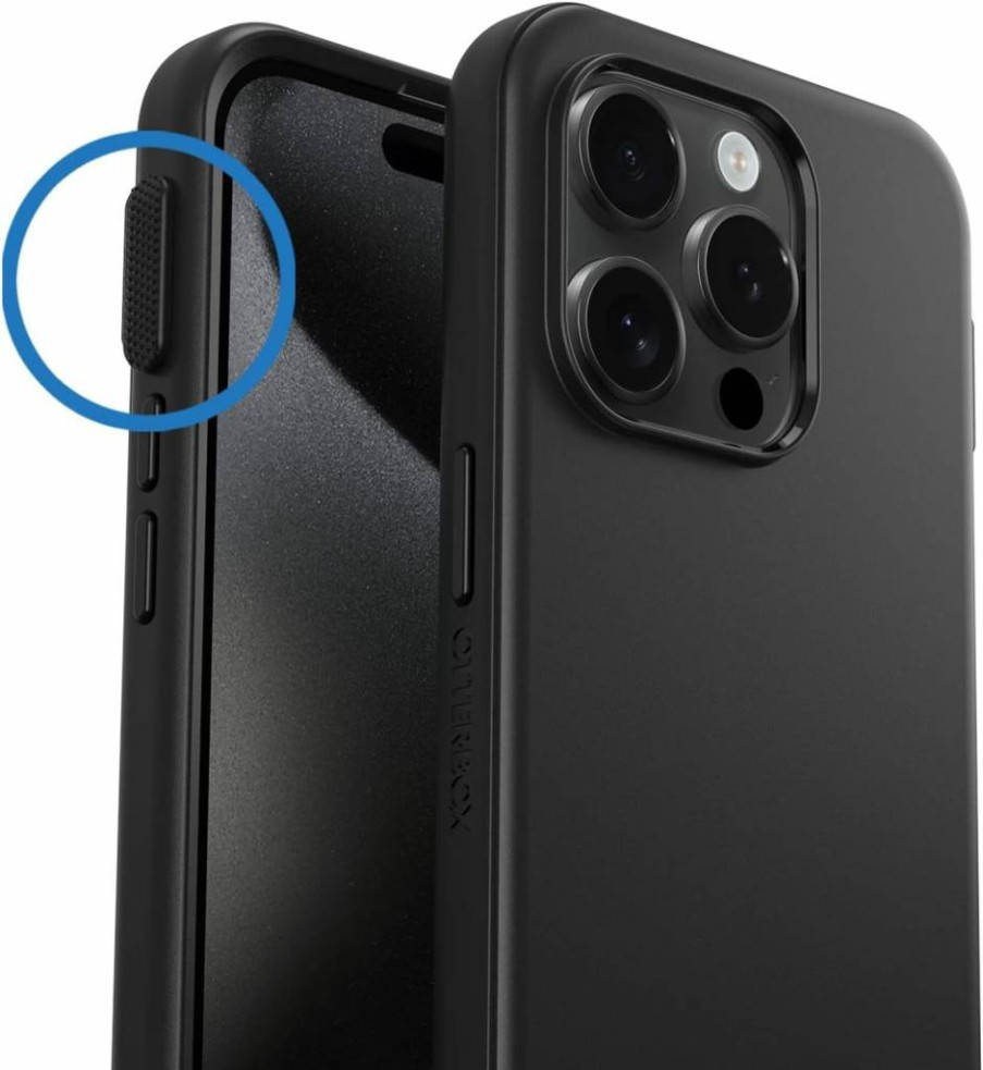 OtterBox Symmetry Series Case for iPhone 15 Pro with Enhanced Action Button - Durable Polybag Packaging for Business Bulk Orders