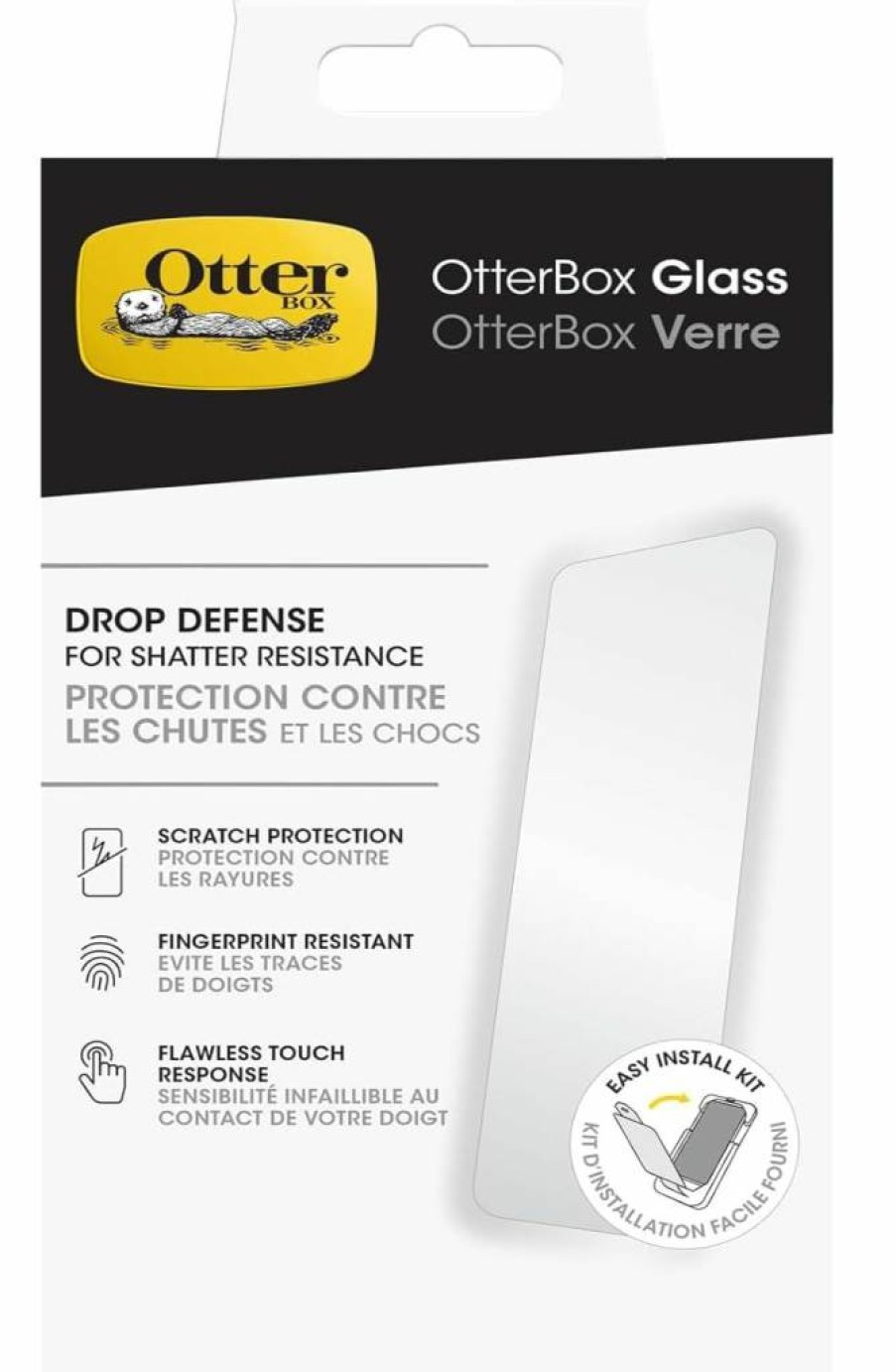OtterBox Google Pixel 8 Pro Screen Protector - Tempered Glass, Anti-Fingerprint, Easy Install, Enhanced Touch Sensitivity