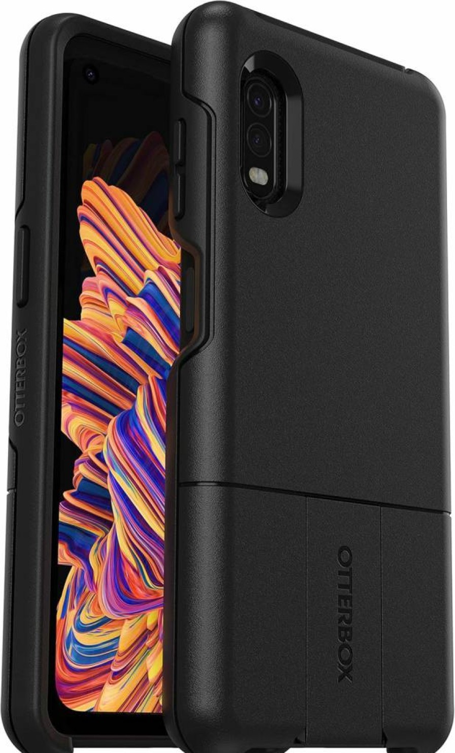 OtterBox Universe Series Protective Case for Samsung Galaxy Xcover Pro - Durable Black Cover (Polybag Packaging)