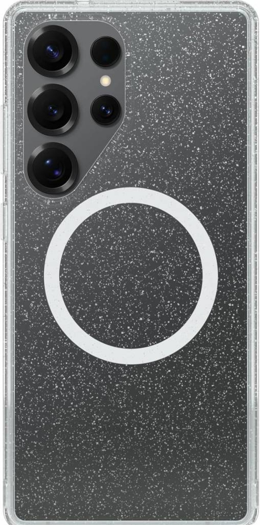 OtterBox Symmetry Series Clear Magnetic Case for Samsung Galaxy S25 Ultra - Stardust Glitter Protective Cover