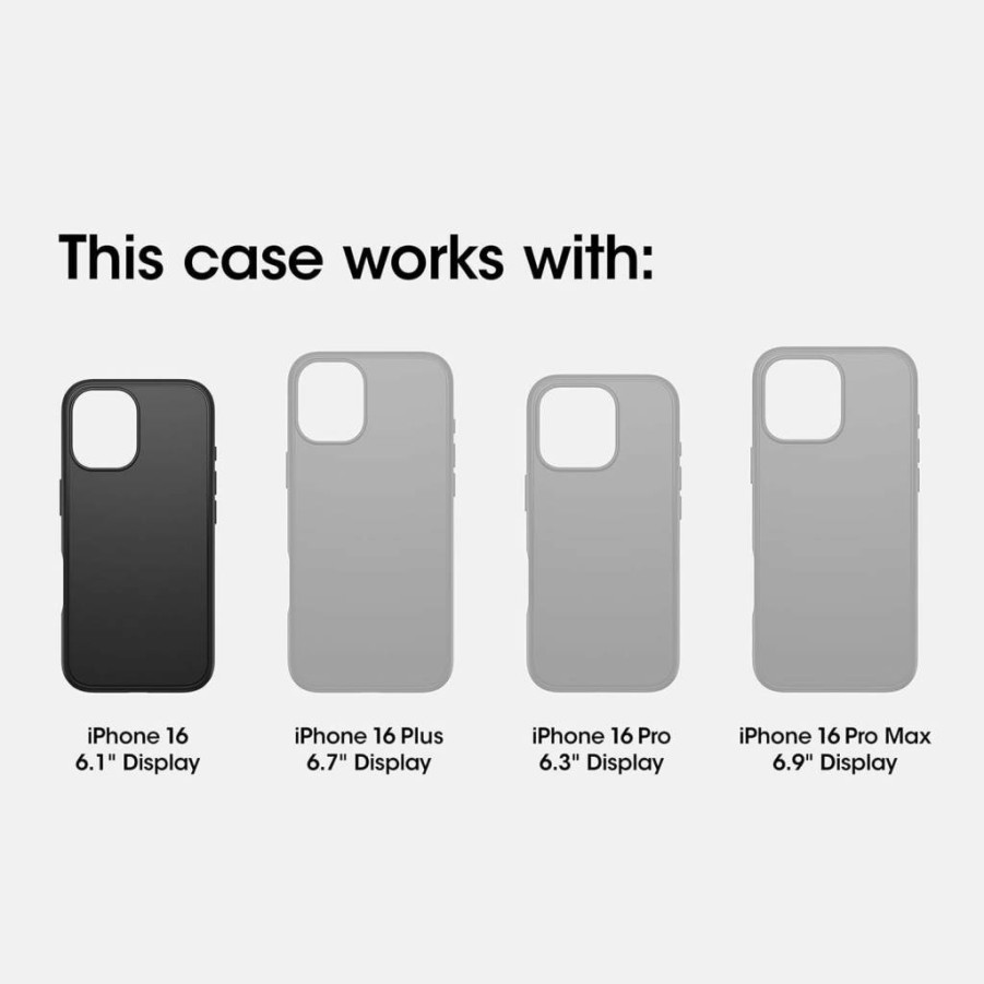 OtterBox Defender Series XT Clear Case for iPhone 16 Pro Max - Dark Side Protective Cover
