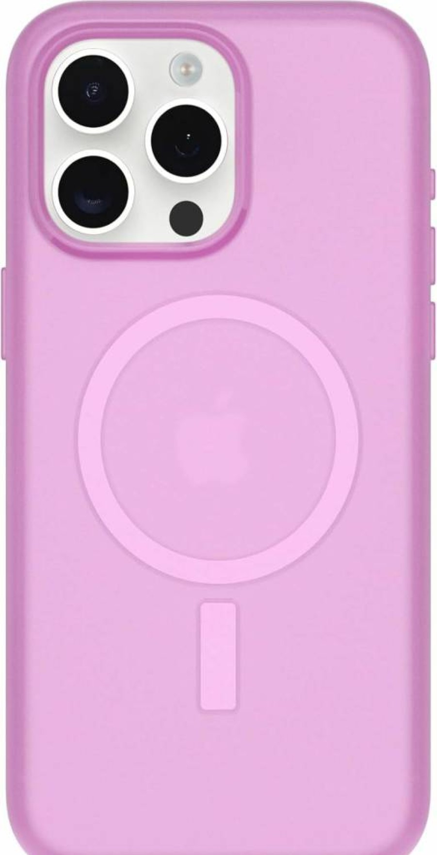 OtterBox Symmetry Series Soft Touch Case for iPhone 15 Pro Max with MagSafe - Beet It Purple, Sleek Rubber Design, Smooth Finish, Camera Protection, Raised Screen Lip