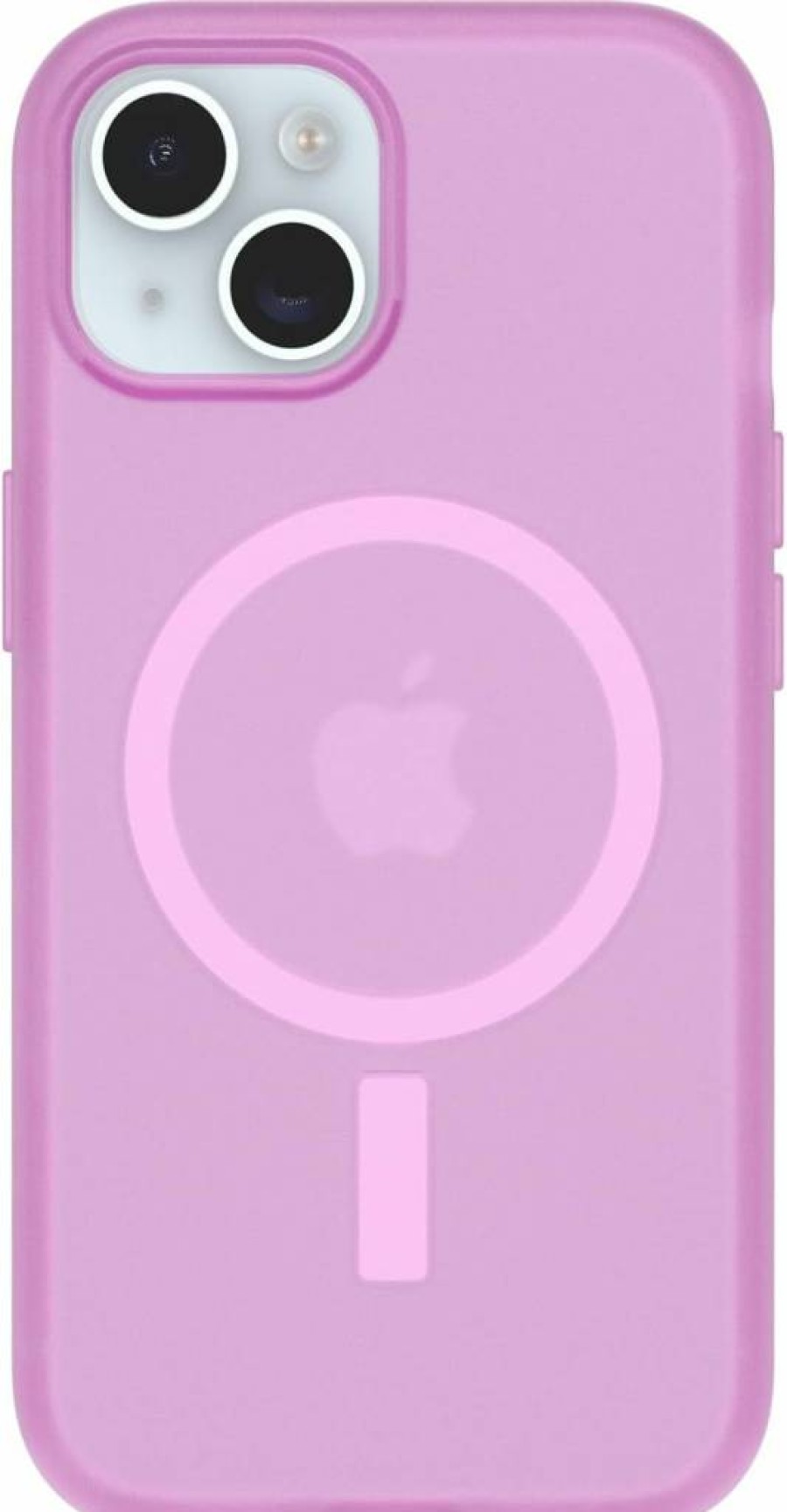 OtterBox Symmetry Series Soft Touch MagSafe Case for iPhone 15, 14 & 13 - Beet It Purple | Sleek Rubber Design with Smooth Finish, Camera Protection & Raised Screen Lip