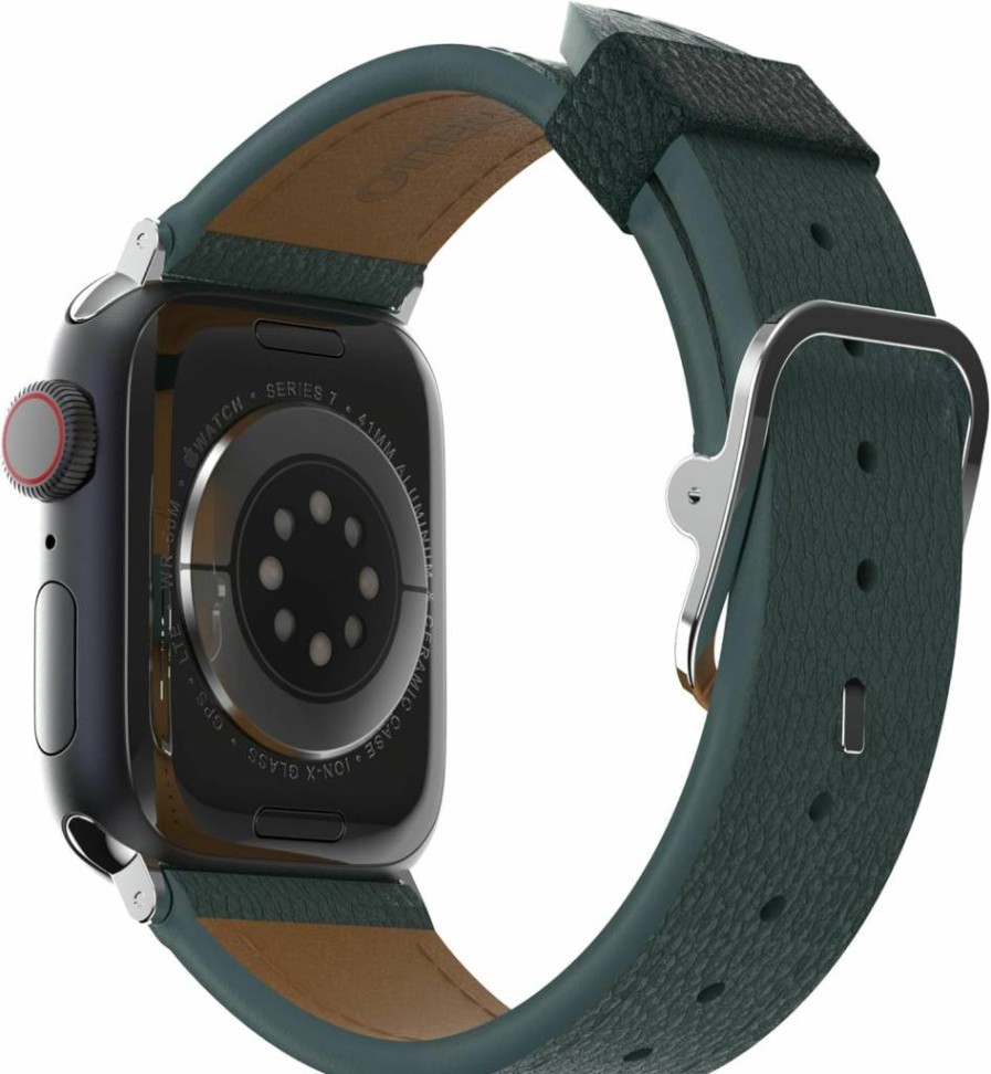 OtterBox Symmetry Cactus Leather Band for Apple Watch Series 7/8/9 40mm 41mm 42mm - Purple Plum Luxe
