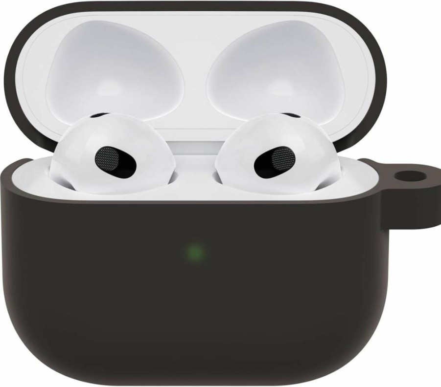 OtterBox Clear Soft Touch Protective Case for Apple AirPods 3rd Gen - Black Crystal