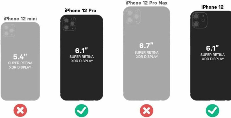 OtterBox Commuter Series Case for iPhone 12 & 12 Pro - Slim, Tough, Black Protective Cover with Port Protection | Business & Retail Packaging