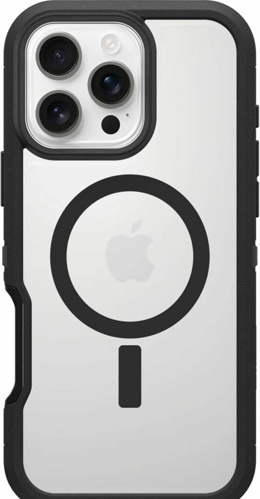 OtterBox Defender Series XT Clear Case for iPhone 16 - Dark Side | Protective Phone Cover | Single Unit in Polybag
