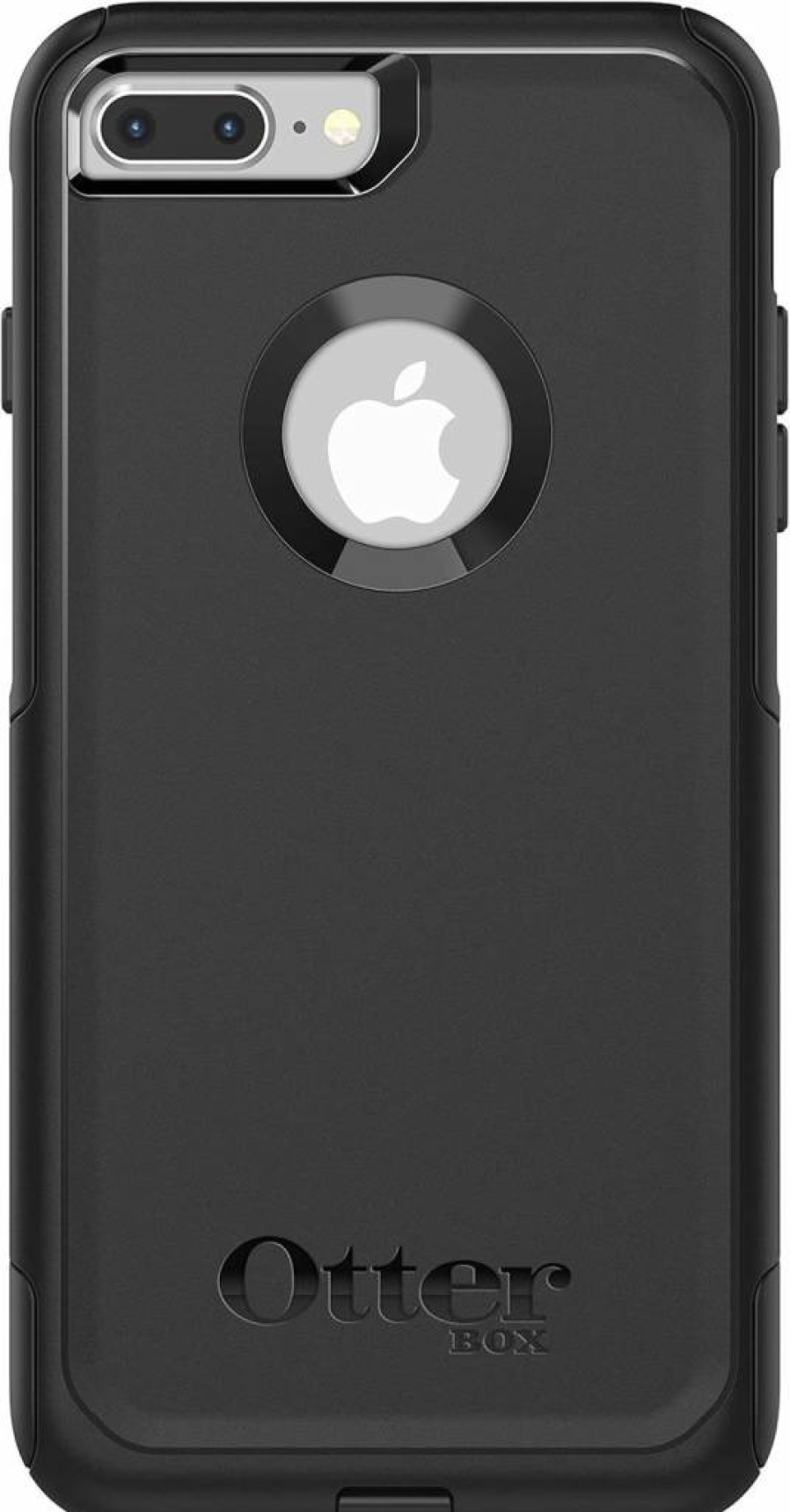 OtterBox Commuter Series Protective Case for iPhone 8 Plus/7 Plus - Durable Slim Cover with Drop Protection - Polybag Packaging - Black