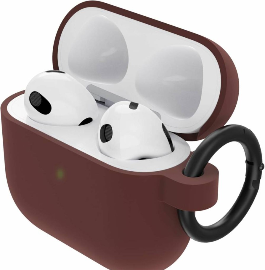 OtterBox Soft Touch Protective Case for Apple AirPods 3rd Generation - Well Red (Sleek Red Design)