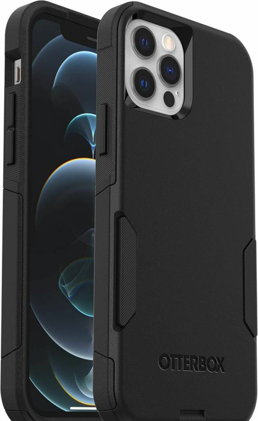 OtterBox Commuter Series Case for iPhone 13 Pro - Slim & Tough Black Protective Cover with Port Protection | Business & Retail Packaging