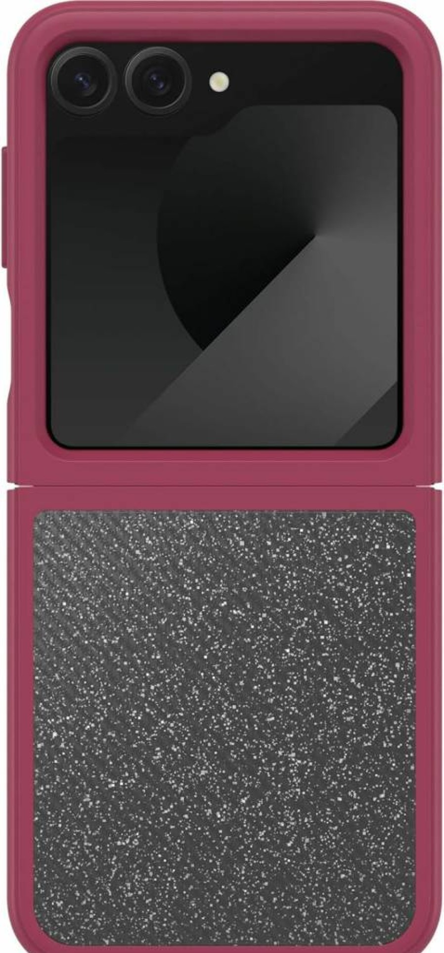 OtterBox Thin Flex Series Case for Samsung Galaxy Z Flip 6 - Black, Ultra Slim Protective Cover with Soft Edges, 5G & Wireless Charging Compatible