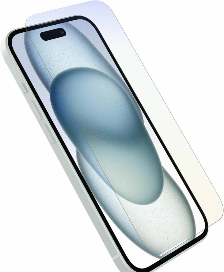 OtterBox iPhone 15 Pro Max Blue Light Blocking Screen Protector – Anti-Glare, Precision Fit, Easy Install, Ships in Polybag