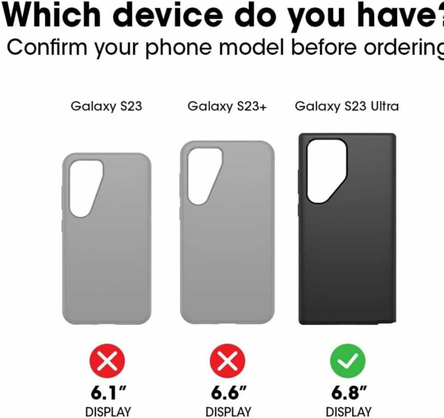 OtterBox Alpha Flex Antimicrobial Screen Protector for Samsung Galaxy S23 Ultra - Fingerprint Resistant, Precision Fit, Enhanced Clarity, Flawless Touch Response