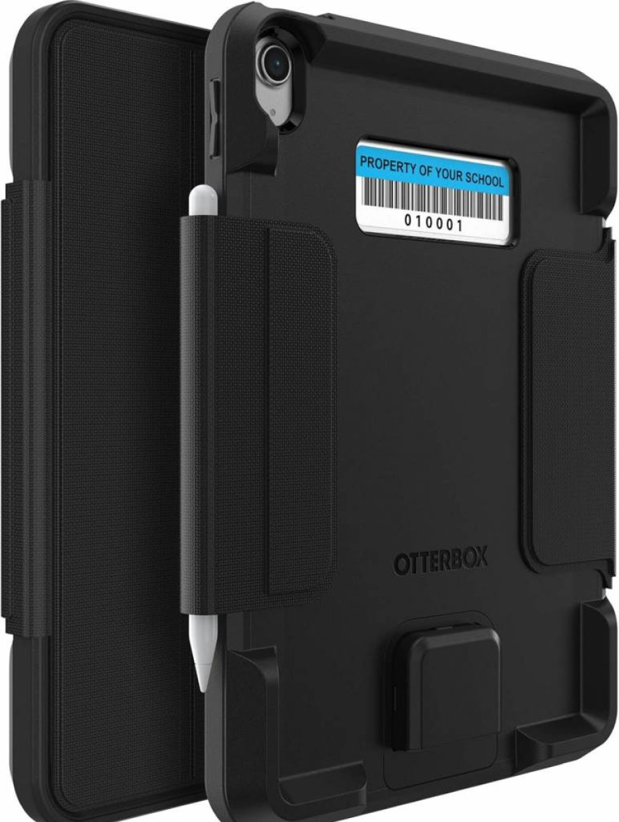 OtterBox Achiever Series Folio Case for iPad 10th Gen & iPad (A16) - Rugged Multi-Layer Protection Business iPad Cover | Durable Black Polybag Packaging